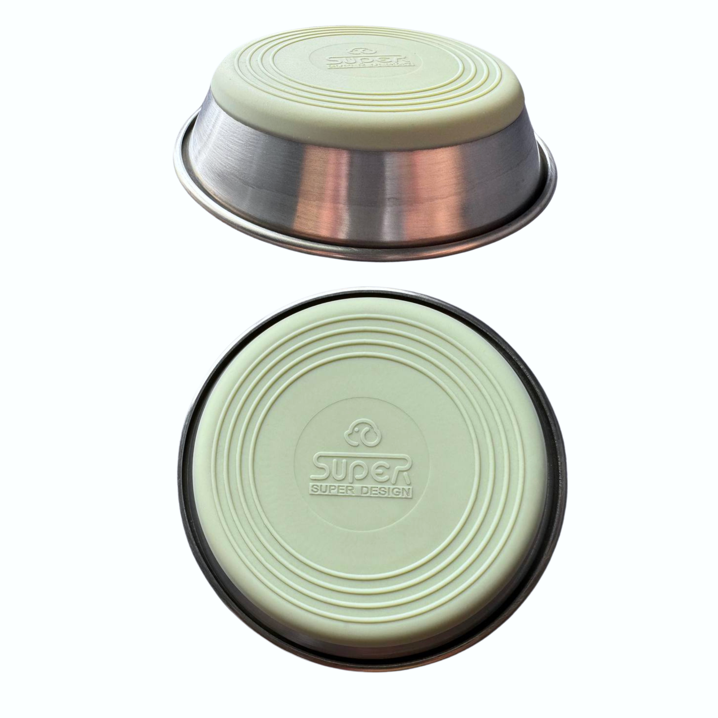 Flat Stainless Steel Bowl