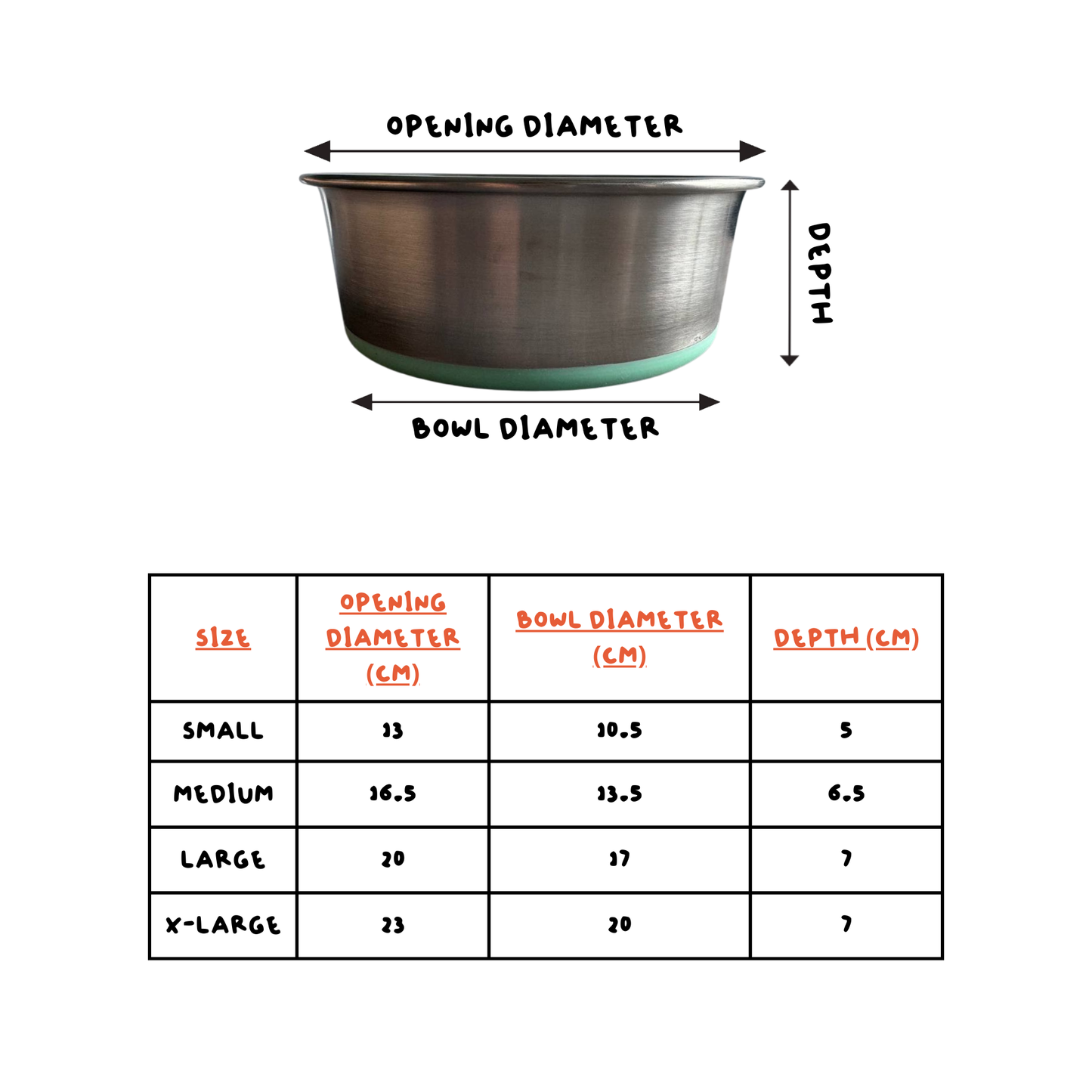 Deep Stainless Steel Bowl