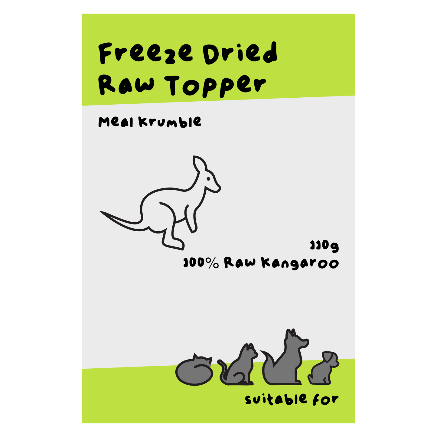 Freeze Dried Raw Topper (Kangaroo Krumble)