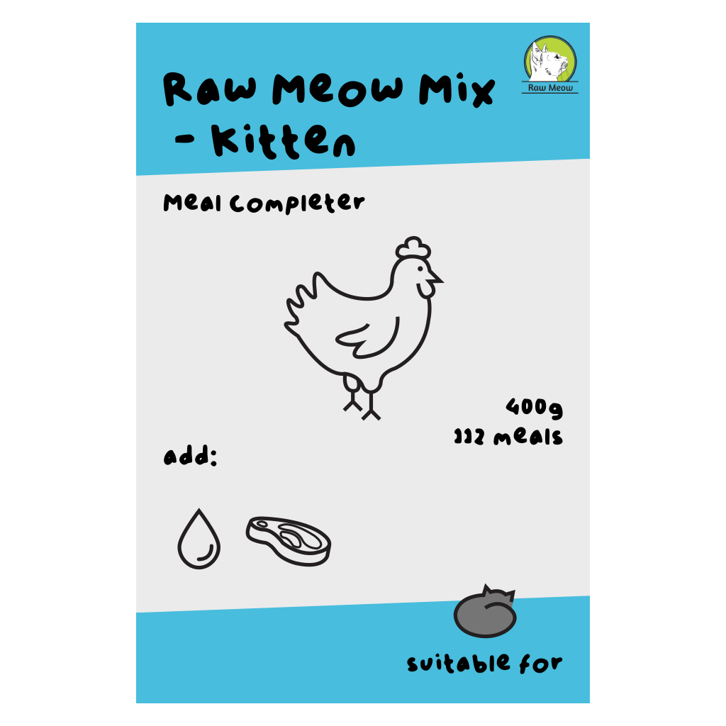 Raw Meow Mix (Kitten - Chicken)