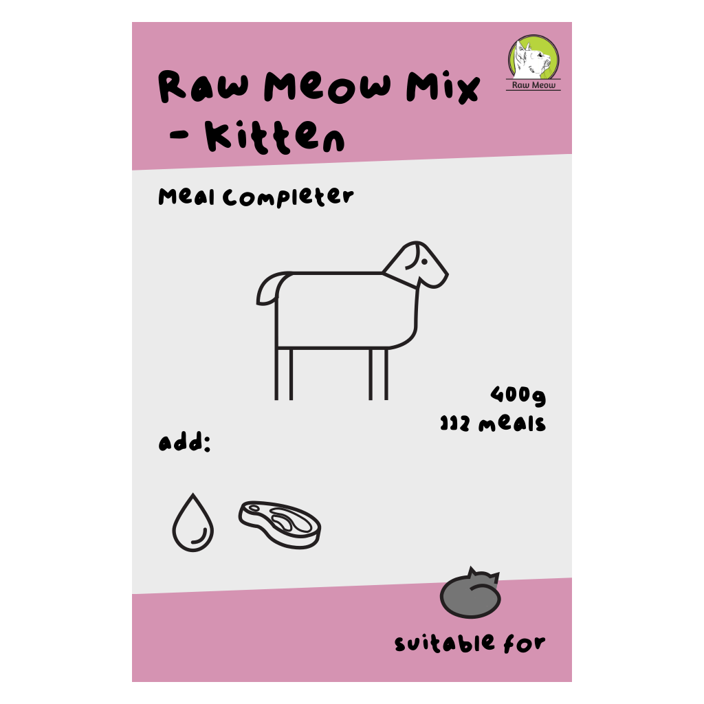 Raw Meow Mix (Kitten - Lamb)