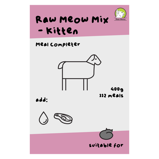 Raw Meow Mix (Kitten - Lamb)